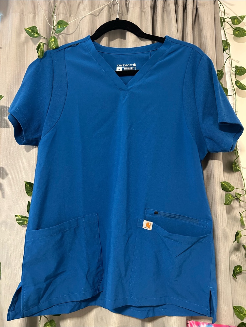 Carhartt Women's royal blue scrub SET